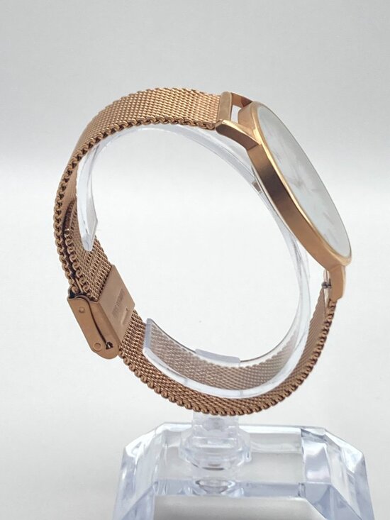 MVMT Boulevard Malibu Women\'s Watch 38mm Rose Gold Tone Mesh Band New Battery main image 5